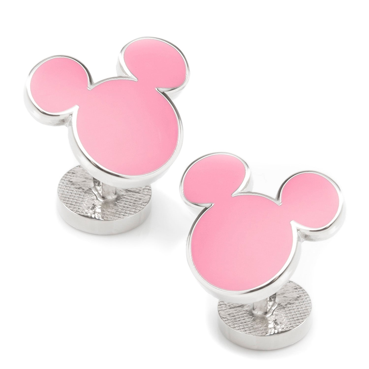 Disney Mickey Mouse Silhouette Pink Cufflinks by Cufflinks.com