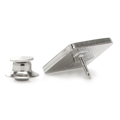 Disney Mickey Mouse Silhouette Pink Sock and Mickey Blue Lapel Pin Gift Set