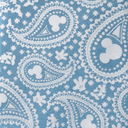 Disney Mickey Mouse Teal Paisley Men&
