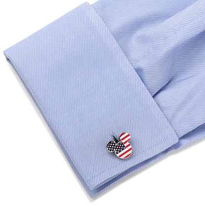 Disney Mickey Mouse Stars and Stripes Cufflinks by Cufflinks.com