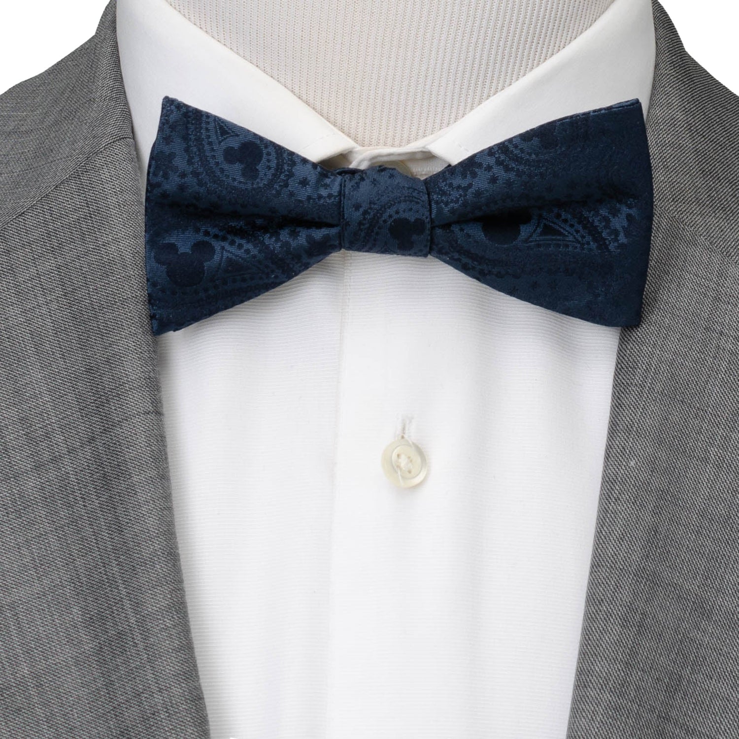 Disney Mickey Mouse Navy Paisley Bow Tie by Cufflinks.com