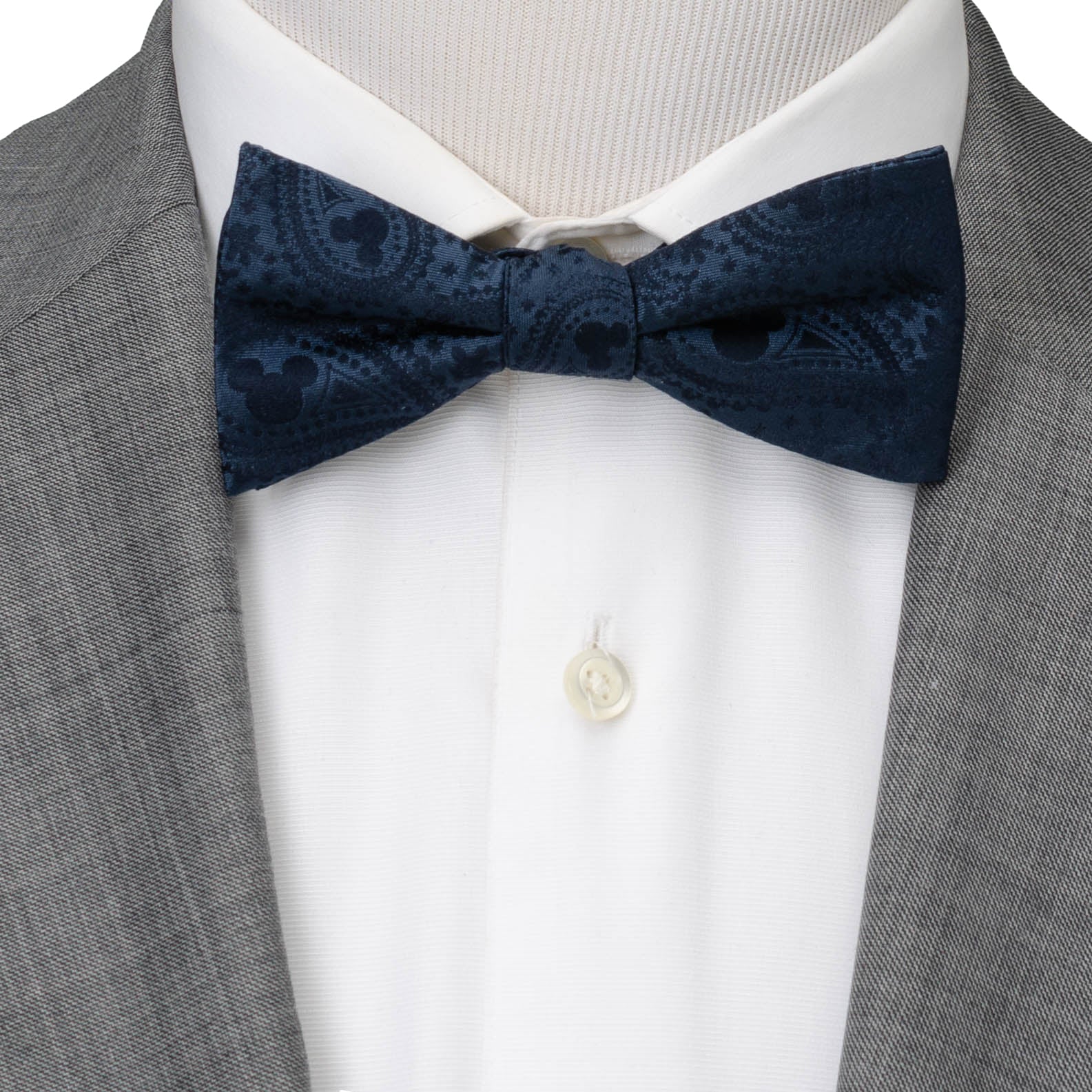 Disney Mickey Mouse Navy Paisley Bow Tie by Cufflinks.com