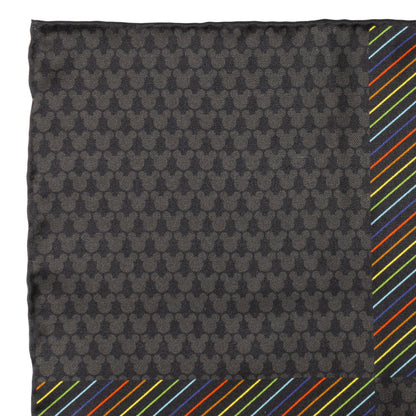 Disney Mickey Mouse Silhouette Rainbow Pocket Square by Cufflinks.com