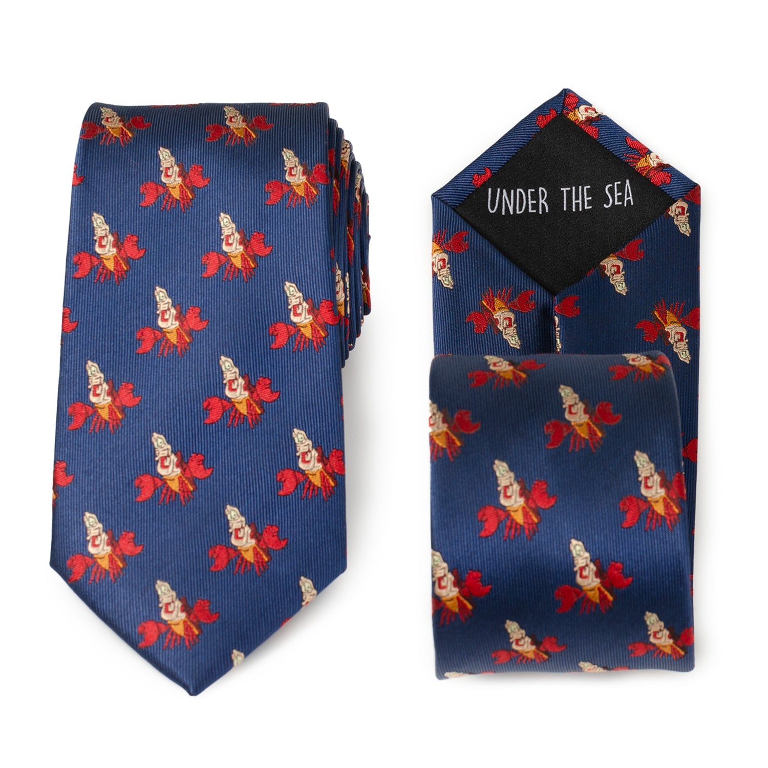 Disney The Little Mermaid Sebastian Hidden Message Blue Men&
