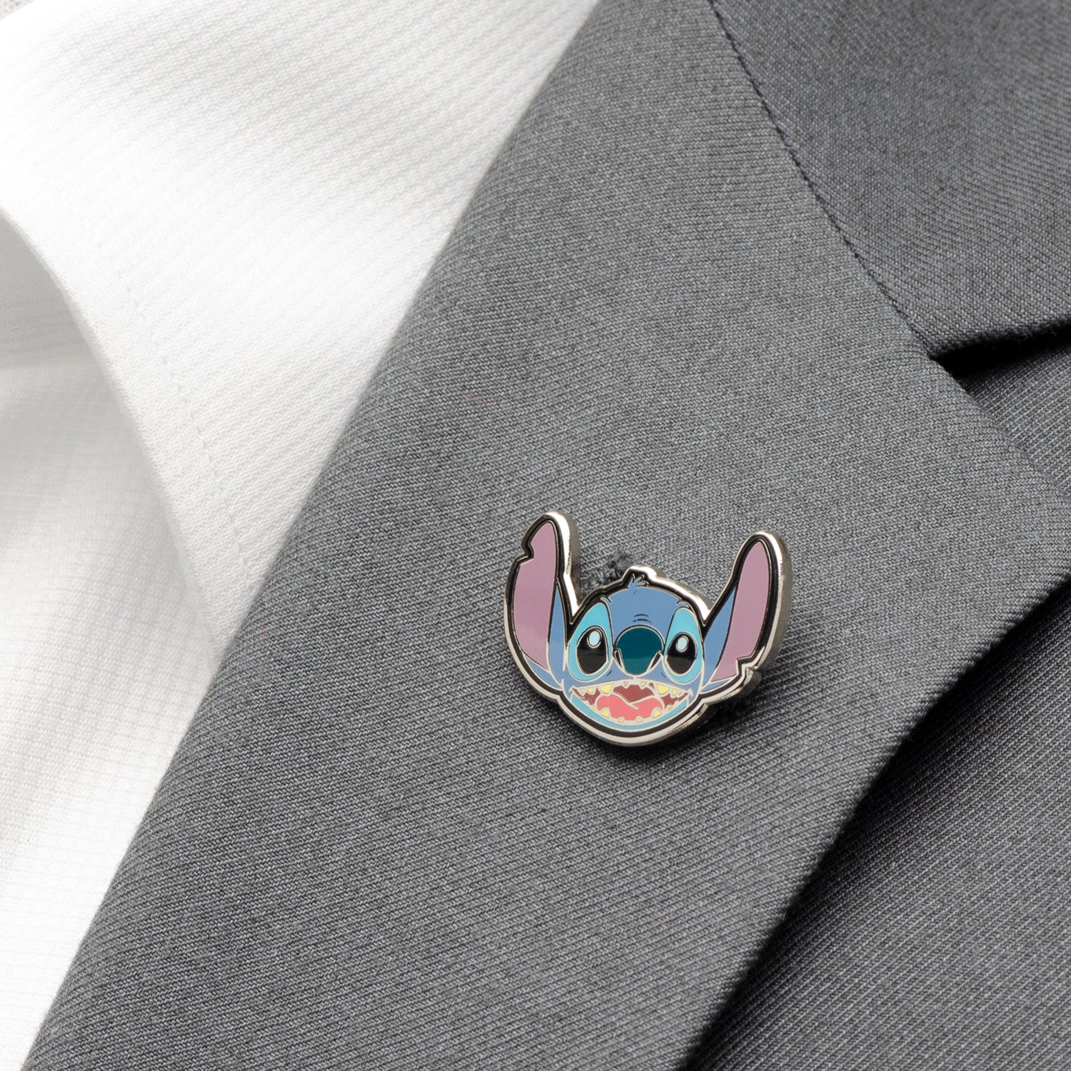 Disney Lilo &amp; Stitch Happy Face Lapel Pin by Cufflinks.com