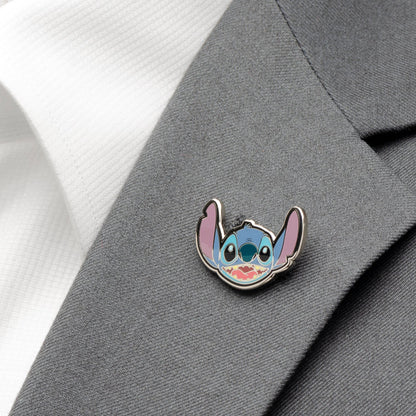 Disney Lilo &amp; Stitch Happy Face Lapel Pin by Cufflinks.com