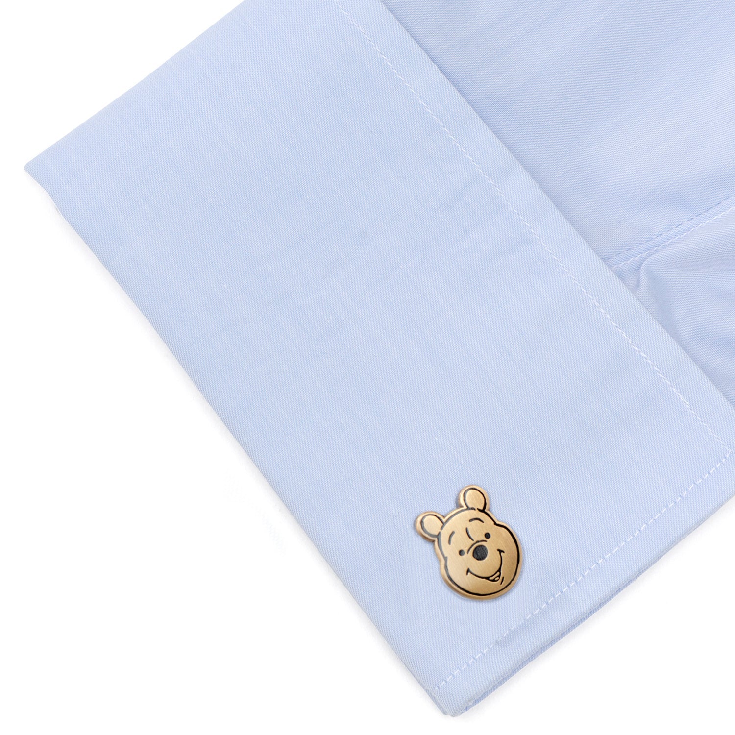 Disney Winnie the Pooh Face Gold Cufflinks by Cufflinks.com