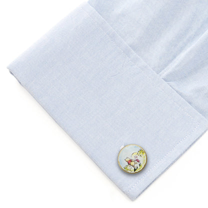 Disney Winnie the Pooh and Piglet Cufflinks  DestGlow