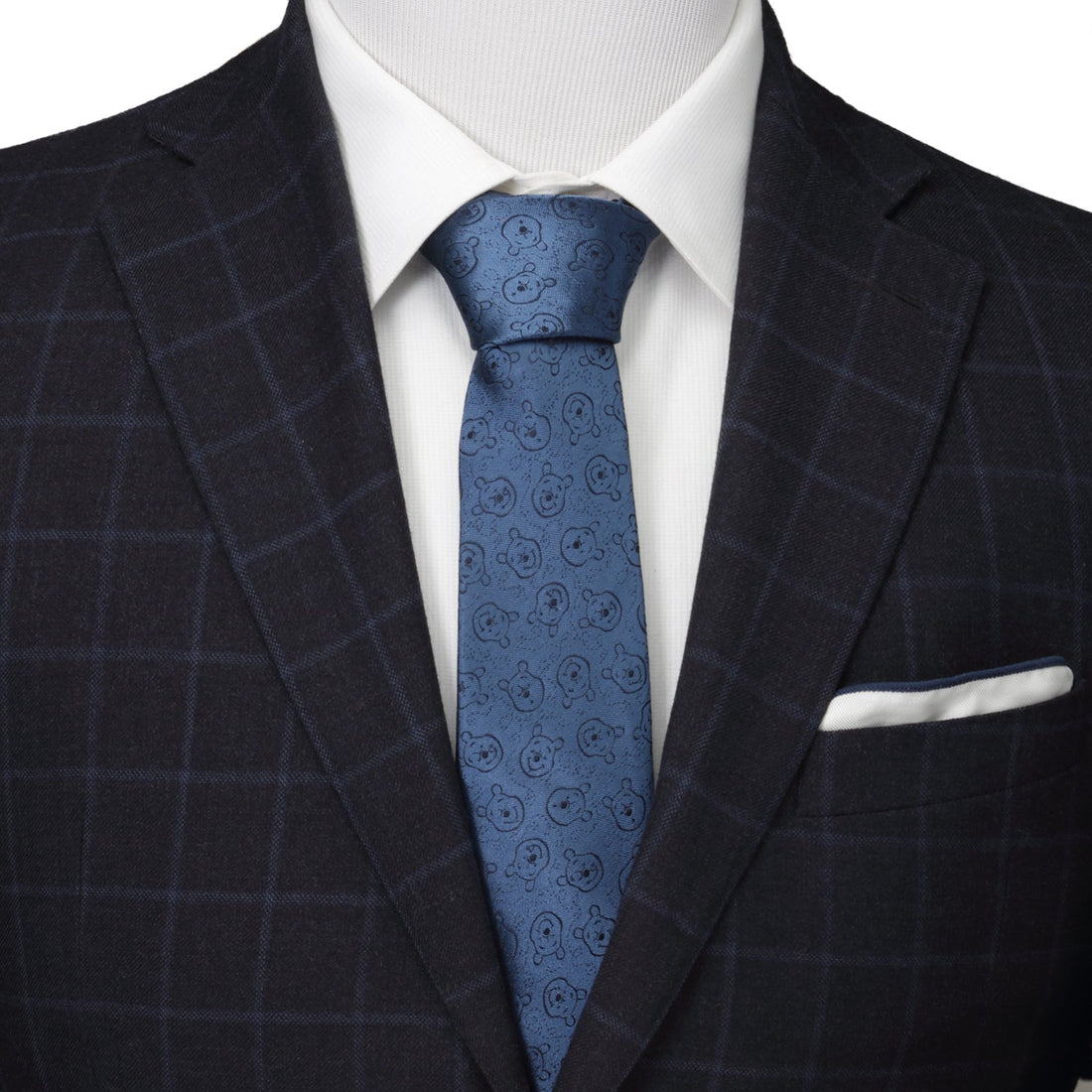 Disney Winnie the Pooh Blue Tonal Men&