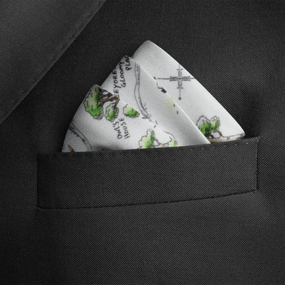 Disney Winnie the Pooh Map Pocket Square by Cufflinks.com