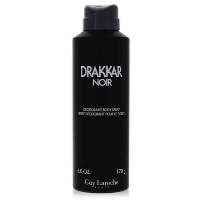 Drakkar Noir by Guy Laroche Deodorant Body Spray 6 oz for Men