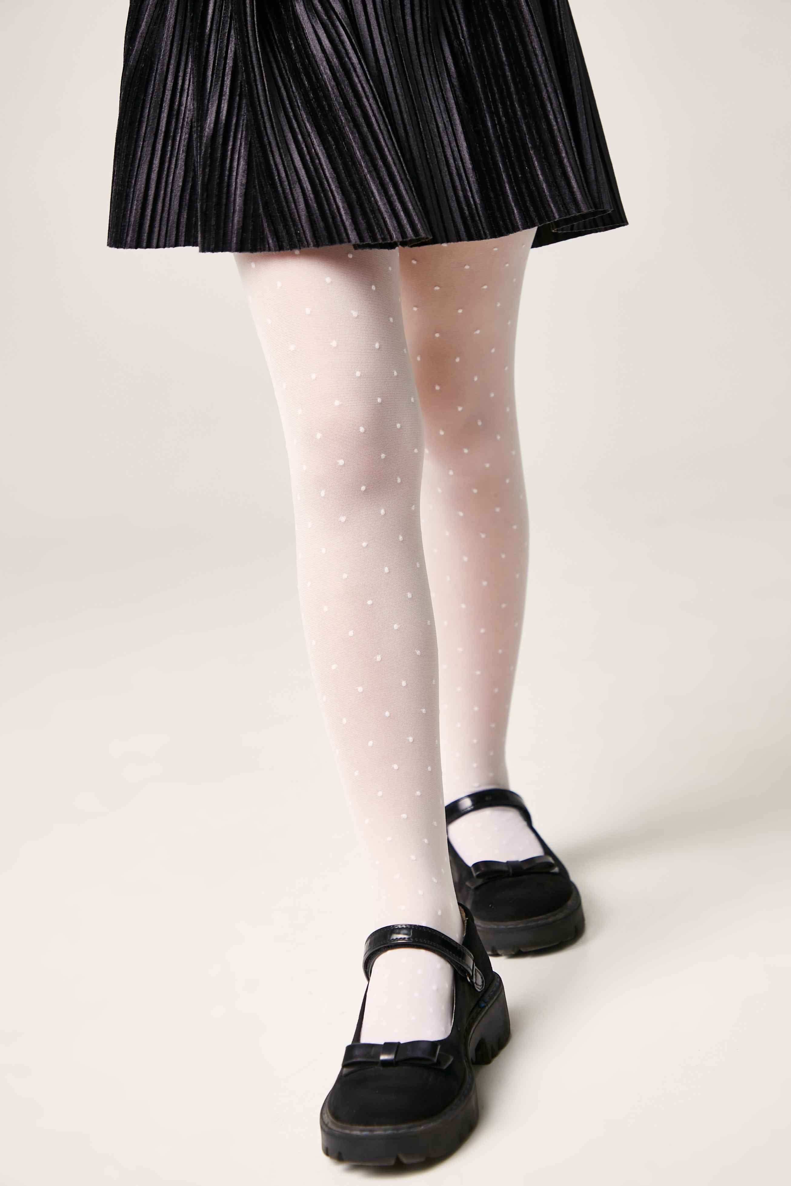 Conte Tights for girls Dotsy 30 Den - Reinforced Panty-Shorts Torso