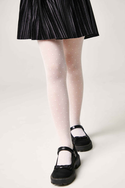 Conte Tights for girls Dotsy 30 Den - Reinforced Panty-Shorts Torso