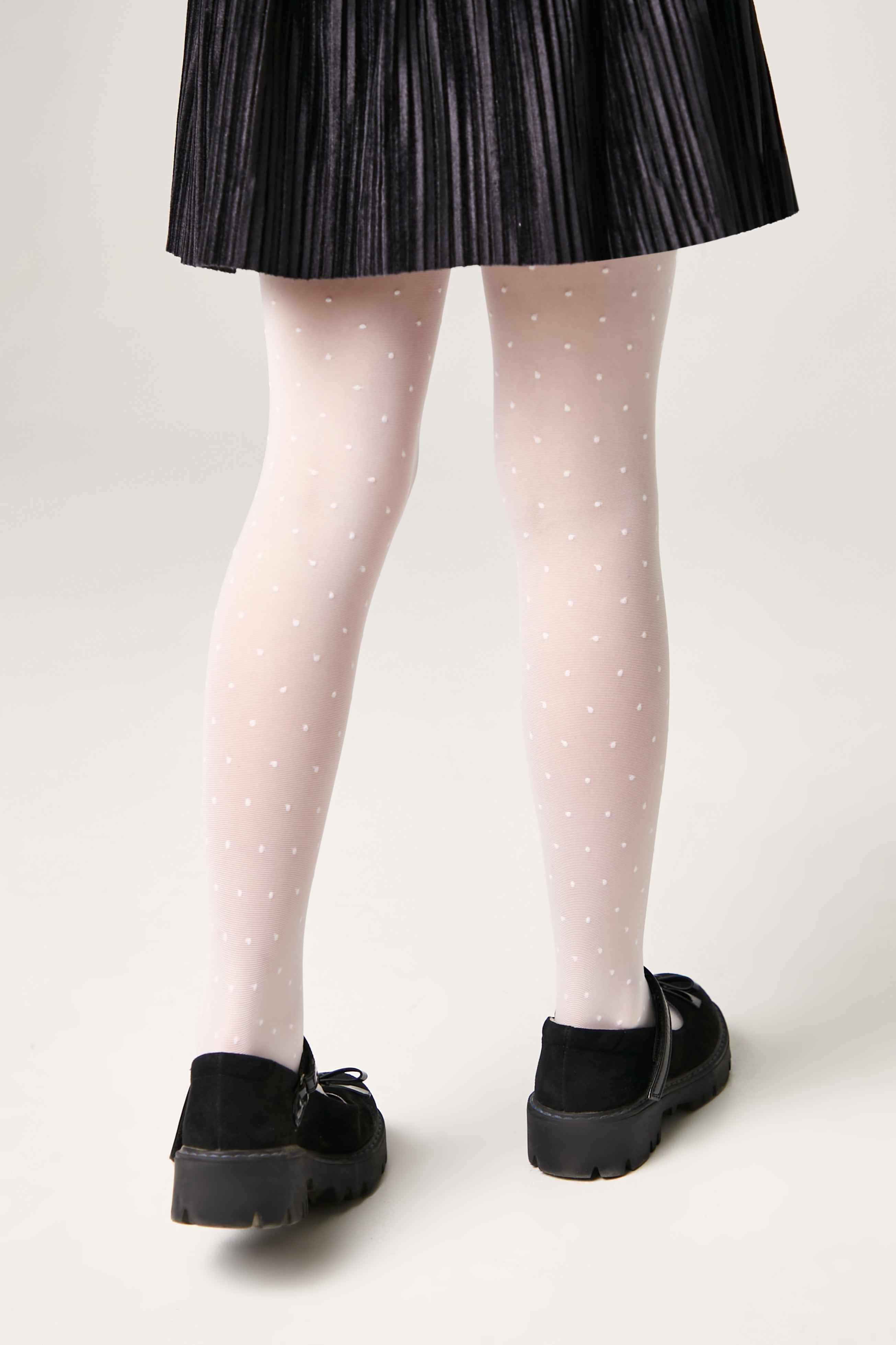 Conte Tights for girls Dotsy 30 Den - Reinforced Panty-Shorts Torso