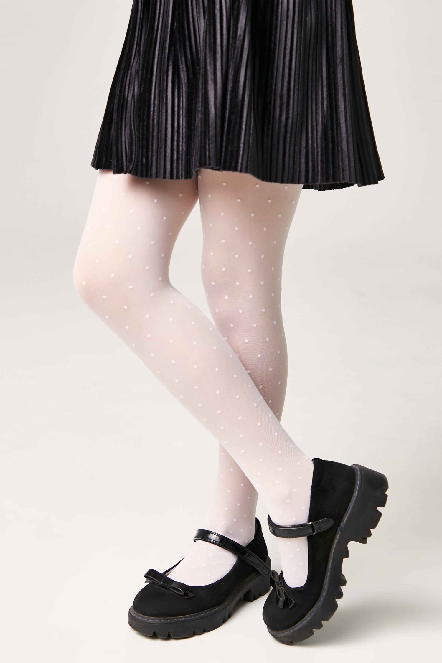 Conte Tights for girls Dotsy 30 Den - Reinforced Panty-Shorts Torso