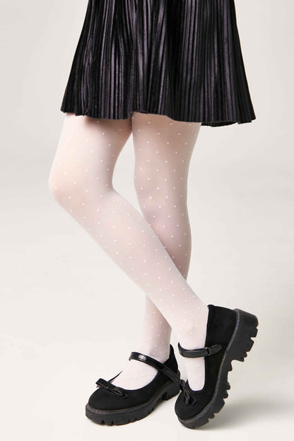 Conte Tights for girls Dotsy 30 Den - Reinforced Panty-Shorts Torso