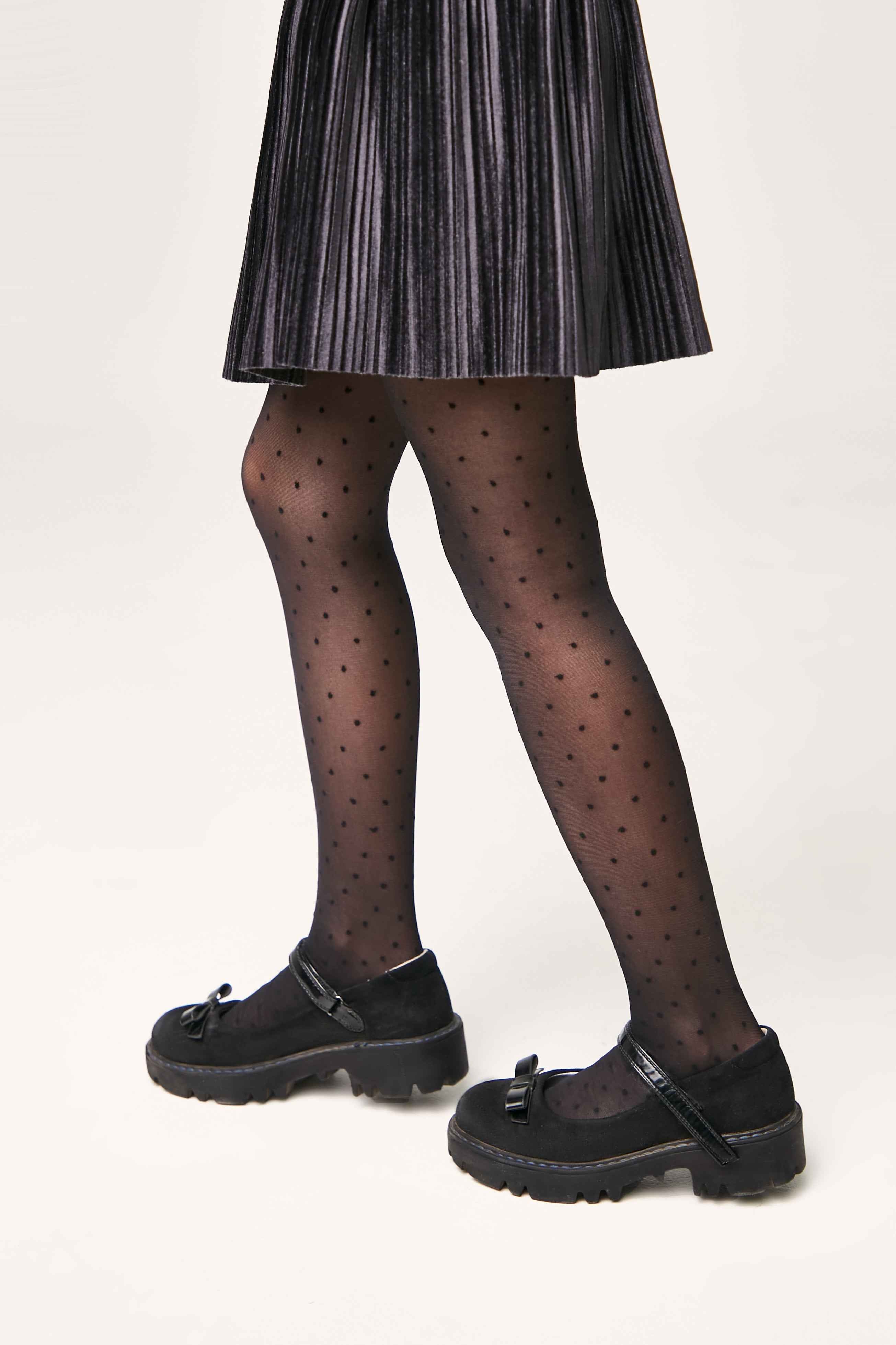 Conte Tights for girls Dotsy 30 Den - Reinforced Panty-Shorts Torso