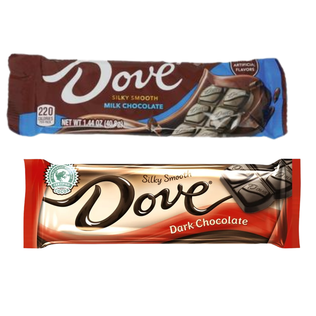 Dove Chocolate Single Bars – Variety (1.44 oz) by Farmacias Savia