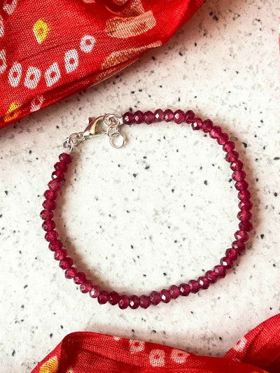 Joban Fashion Pink Glass Glass Beads Trendy Bracelets