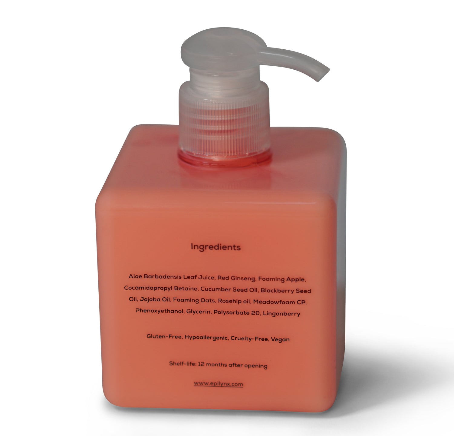 Gentle Hydrating Facial Cleanser – Aloe, Cucumber &amp; Antioxidants (Nut-Free, Gluten-Free, Vegan) by EpiLynx