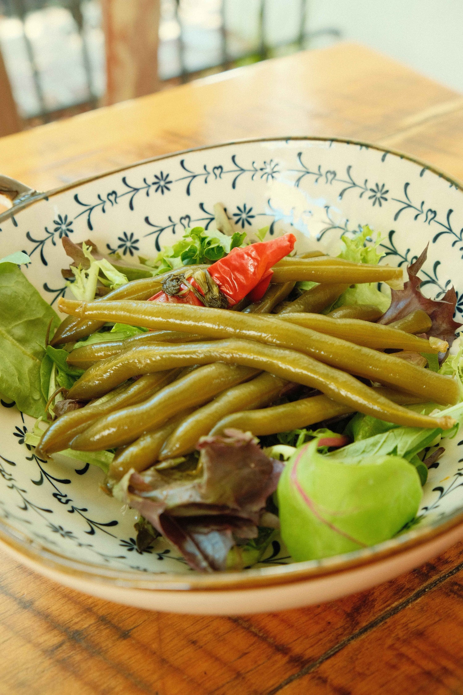 Spicy Pickled Snap Beans