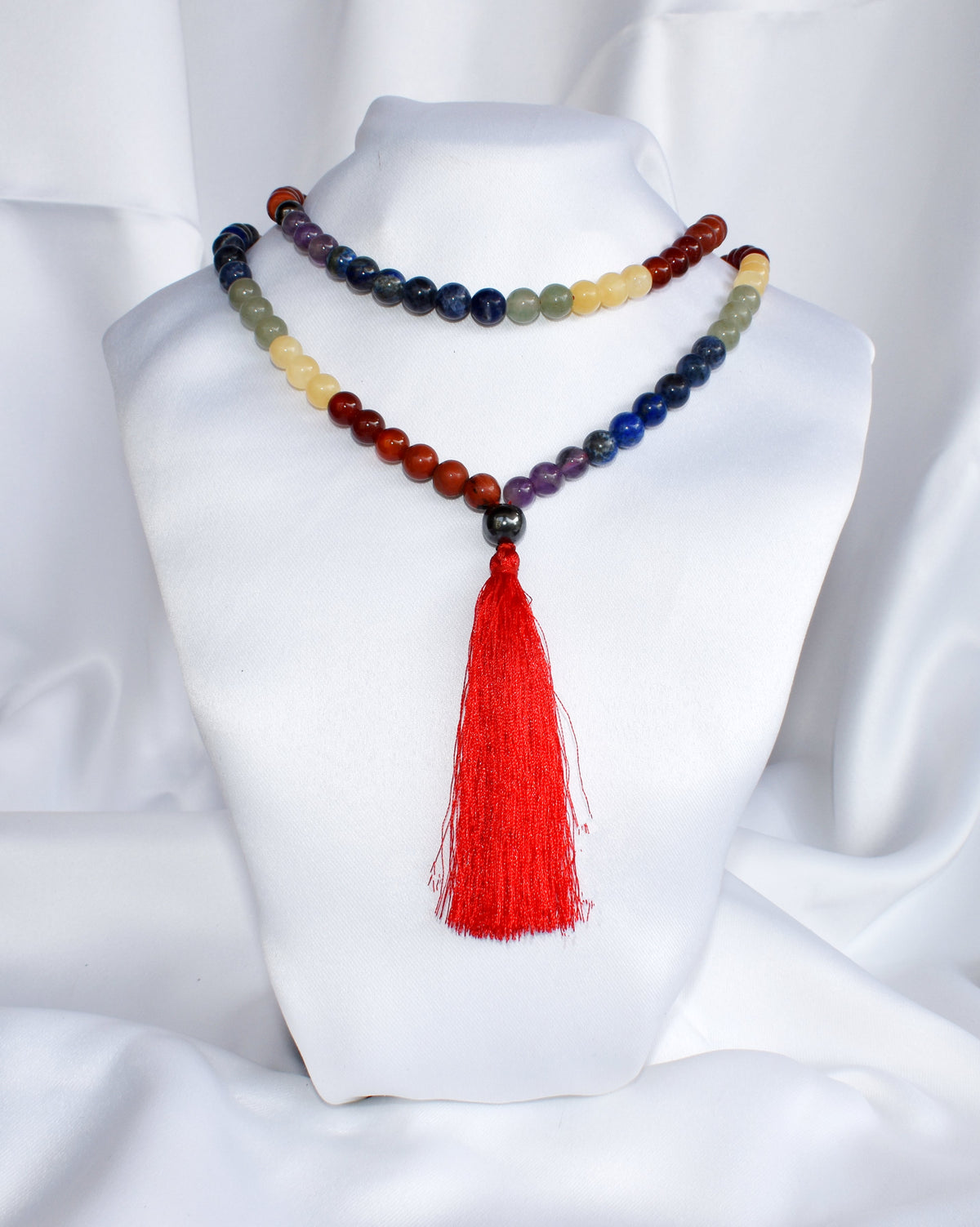 7 Chakra Mala 108 Prayer Beads Mediation Mala Jap Mala.