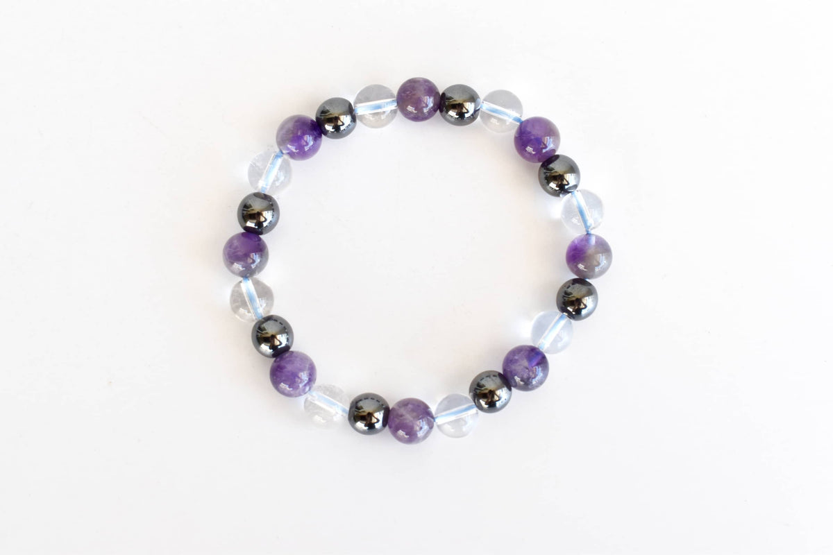 Aquarius Zodiac Crystal Bracelet, Aquarius Gifts  DestGlow
