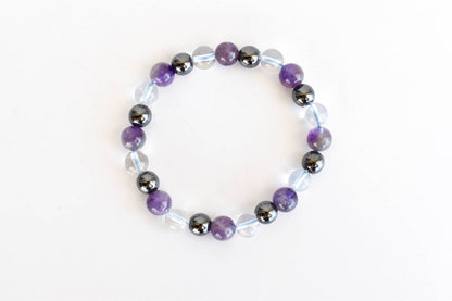 Aquarius Zodiac Crystal Bracelet, Aquarius Gifts  DestGlow