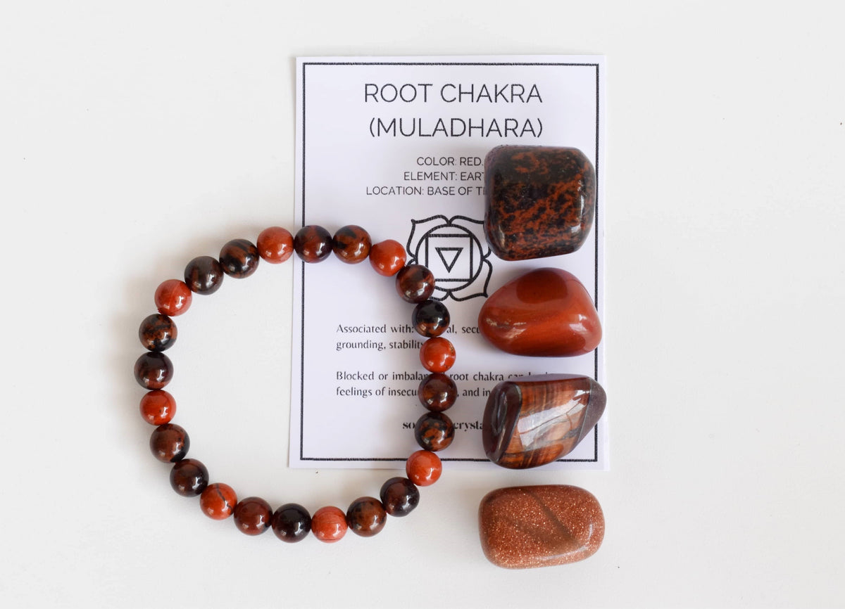 ROOT Chakra Crystals Kit, Chakra&