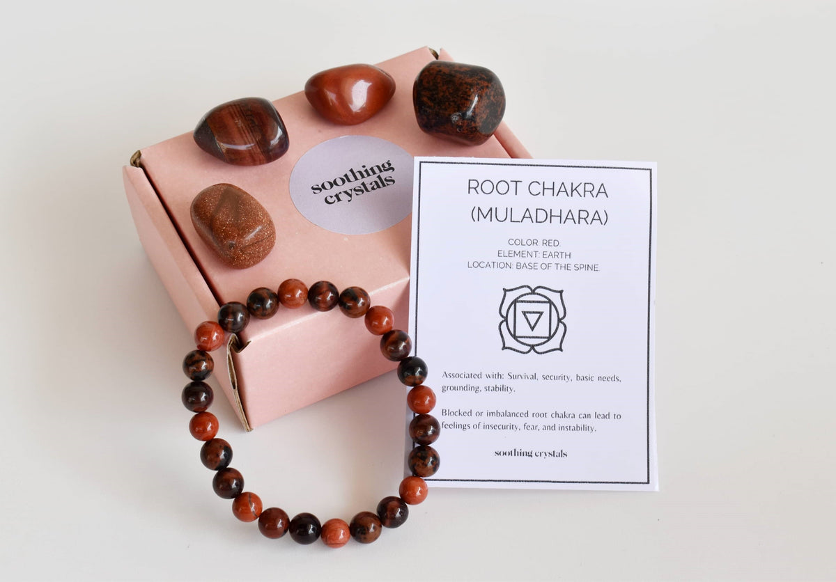 ROOT Chakra Crystals Kit, Chakra&