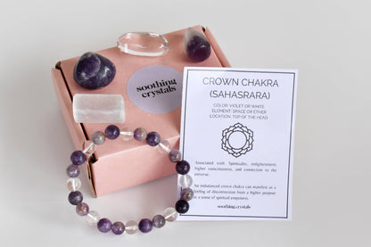 CROWN Chakra Crystals Kit, Chakra&
