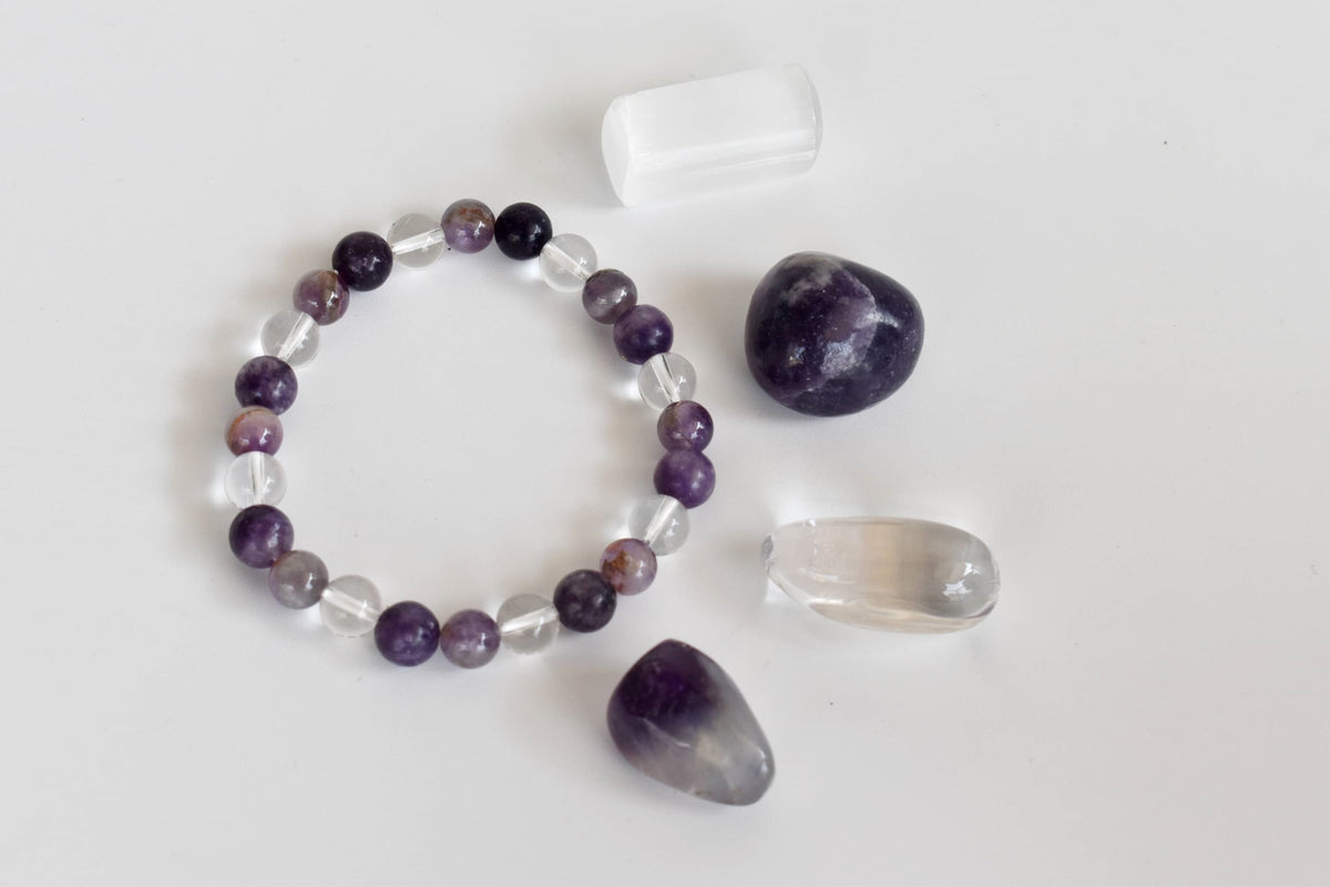 CROWN Chakra Crystals Kit, Chakra&