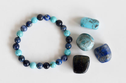 THROAT Chakra Crystals Kit, Chakra&