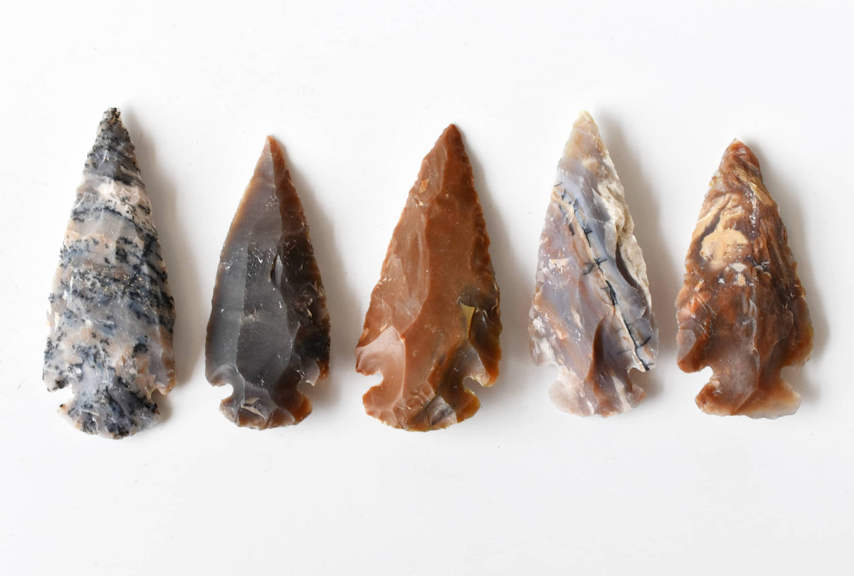 Fancy Jasper Arrowhead Points  DestGlow
