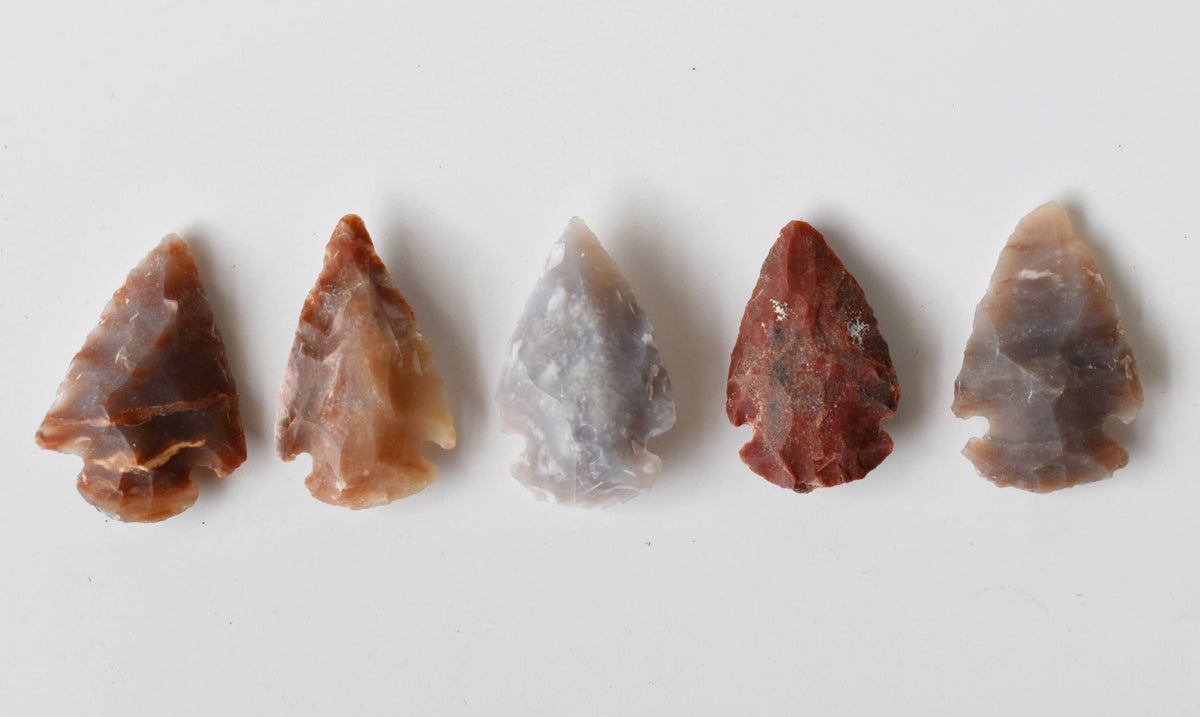 Fancy Jasper Arrowhead Points  DestGlow