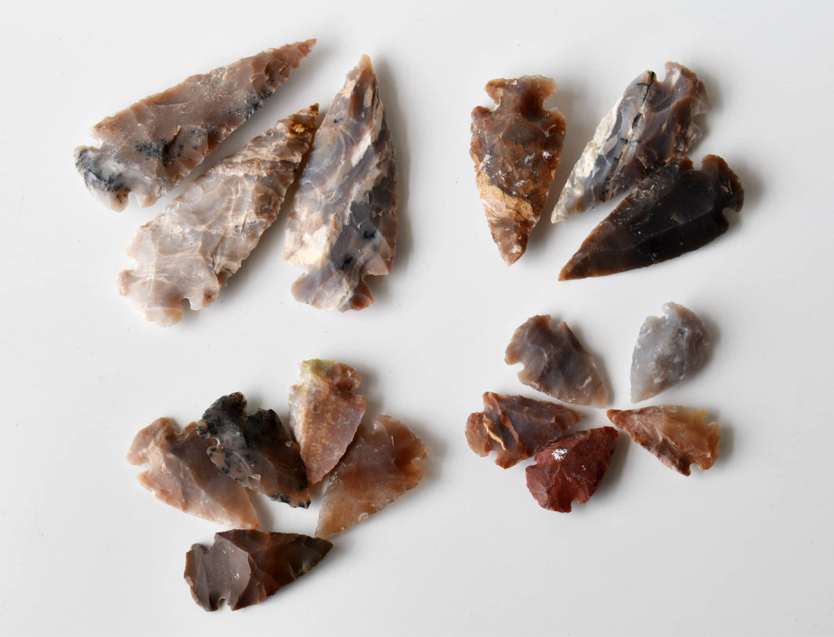 Fancy Jasper Arrowhead Points  DestGlow
