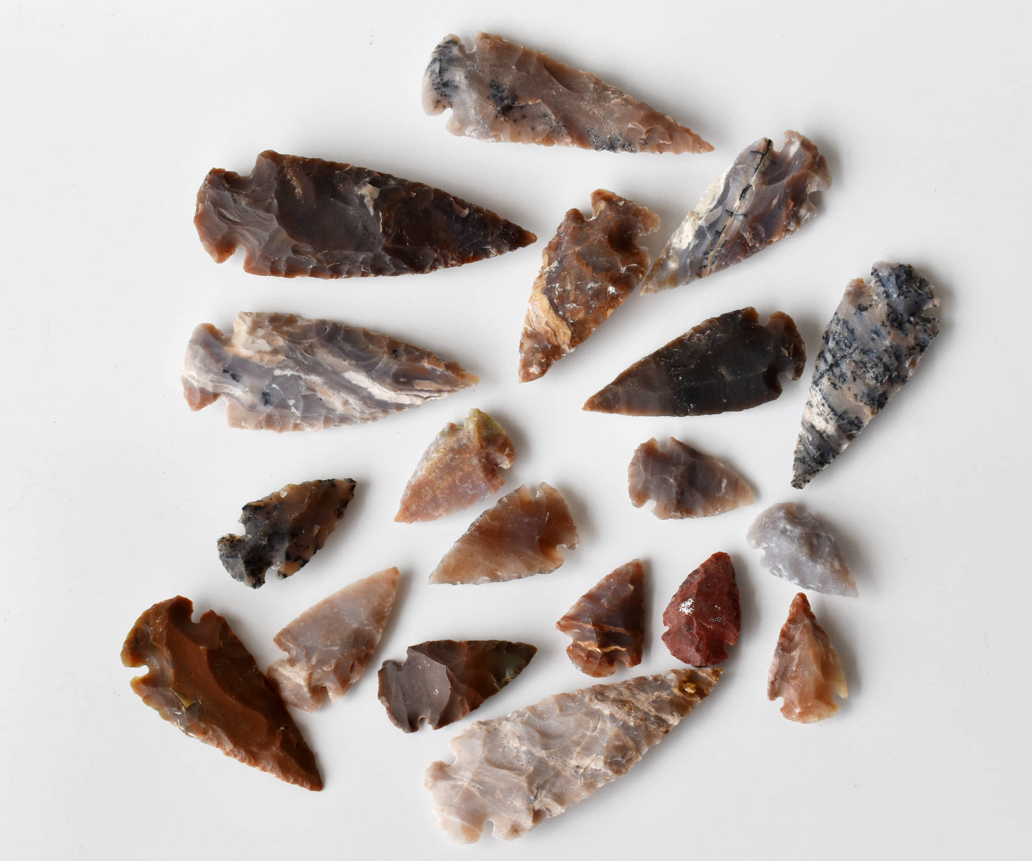 Fancy Jasper Arrowhead Points  DestGlow