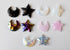 Flat Stars & Moon Shaped Gemstone Arrowheads.  DestGlow