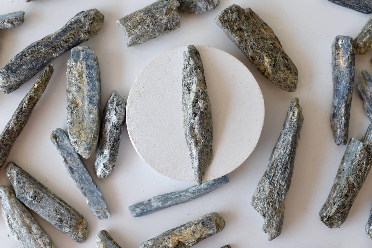 Natural Kyanite Points, Natural Bulk Crystals (Relaxation and Sleep)  DestGlow