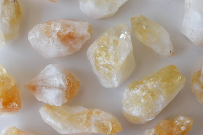 Large Natural Citrine Points, Healing Crystal Points  DestGlow