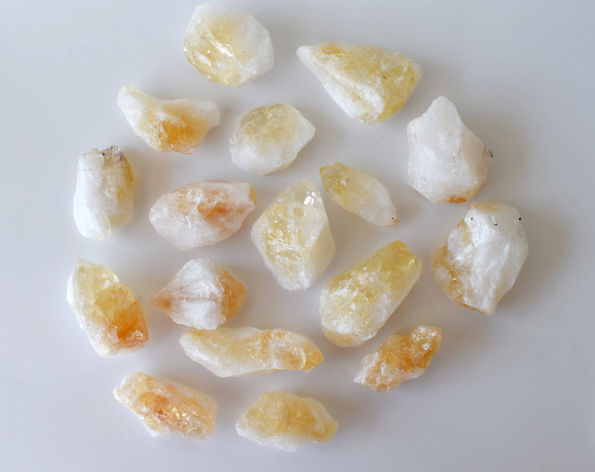 Large Natural Citrine Points, Healing Crystal Points  DestGlow