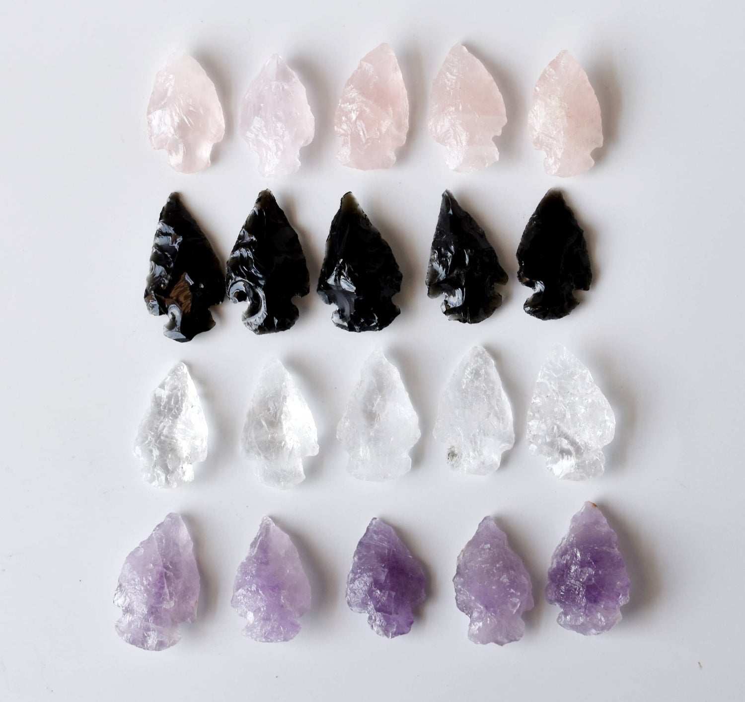 Gemstone Arrowheads for DIY Project Craft Point Jewelry Making  DestGlow