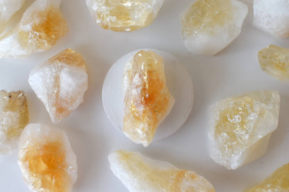 Large Natural Citrine Points, Healing Crystal Points  DestGlow