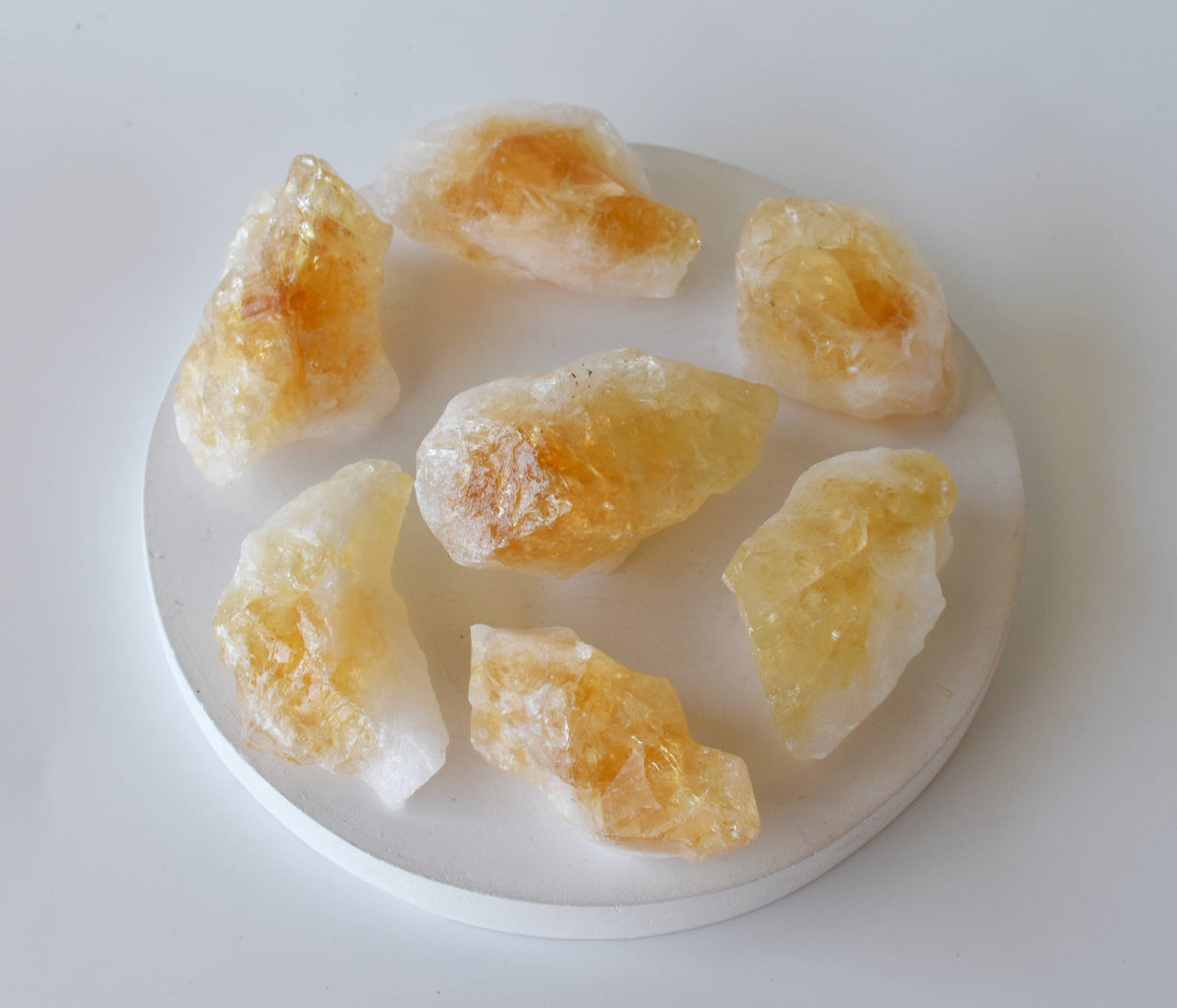 Large Natural Citrine Points, Healing Crystal Points  DestGlow