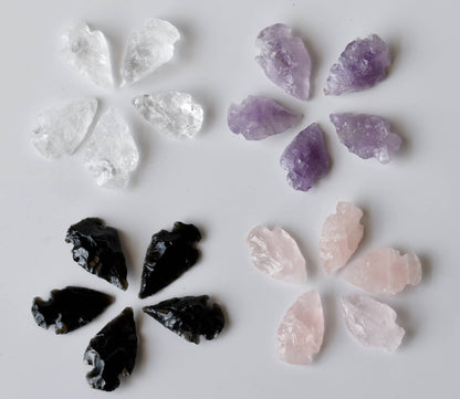 Gemstone Arrowheads for DIY Project Craft Point Jewelry Making  DestGlow