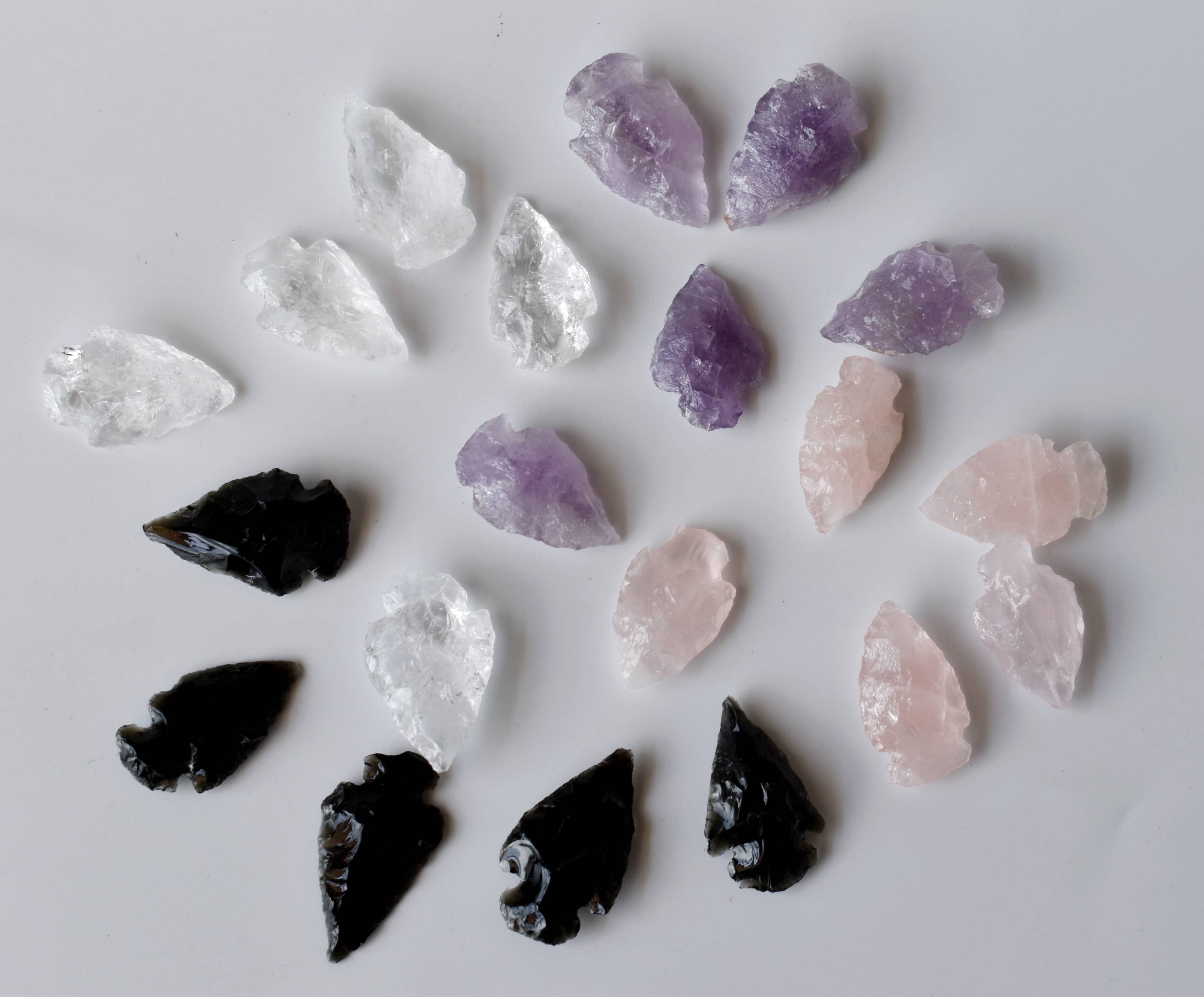 Gemstone Arrowheads for DIY Project Craft Point Jewelry Making  DestGlow