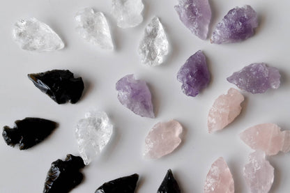 Mix Gemstone Arrowheads Set  DestGlow