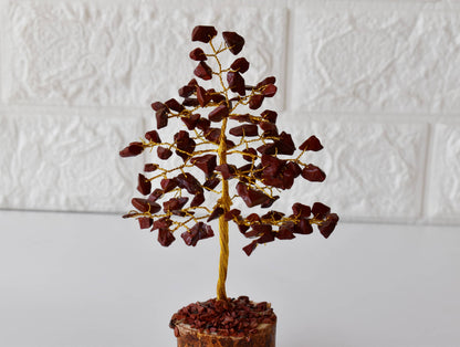 Red Jasper Crystal Tree (Breaking Addictions and Strength)  DestGlow