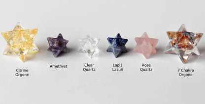 Crystal Merkaba Stars, Crystal Grid, Energy Healing Sacred Geometry Stars  DestGlow
