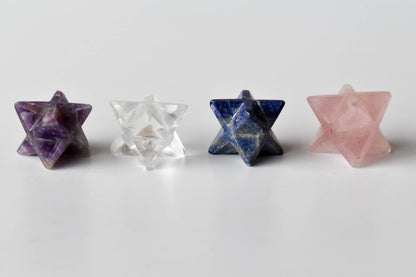 Crystal Merkaba Stars, Crystal Grid, Energy Healing Sacred Geometry Stars  DestGlow